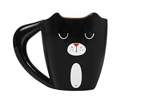 Image of Thumbs Up Cat Mug, Black