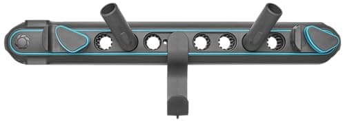 Image of Gardena Tool Rack Flex: Wall hook for house and garden tools, incl. single connectors, handle holder, horizontal storage, made from recycled materials, can be equipped as required (3506-20)