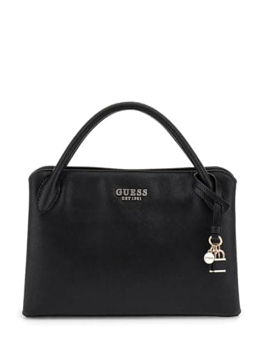 Image of GUESS Fedana Elite Satchel, Black, One size