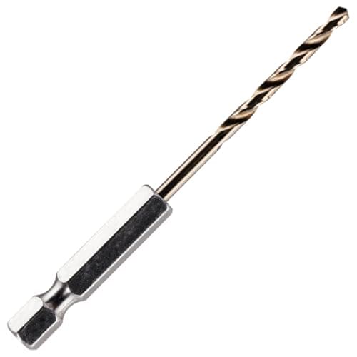 Image of Rennie Tools - 3.3mm Hex Shank HSS Gold Cobalt Jobber Drill Bit For Stainless Steel, Hard Metals, Aluminium, Cast Iron, Copper. Twist Drill Bit Sets. 3.3mm Drill Bit Metric Drill