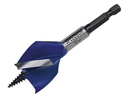 Image of Irwin 1921997 6X Blue Groove Stubby Wood Bit, 32mm x 100mm
