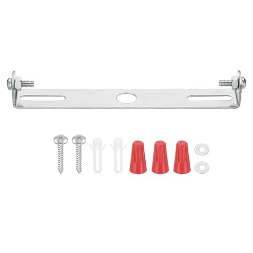 Image of PATIKIL 120mm (4.7") Universal Light Fixture Mounting Bracket Kit, Light Crossbar Ceiling Light Plate with Screw for Wall Lights Ceiling Lighting Pendant Chandelier