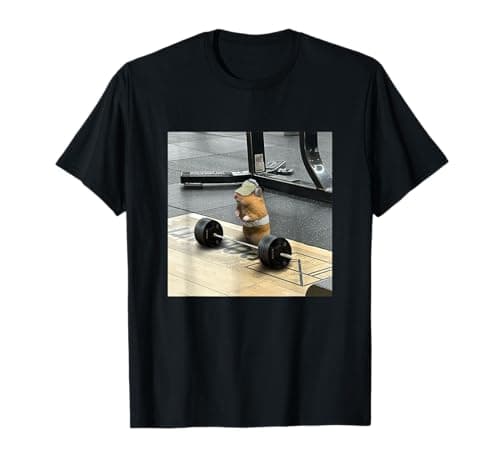 Image of Hamsters Deadlift Training Weightlifting Funny Hamster T-Shirt