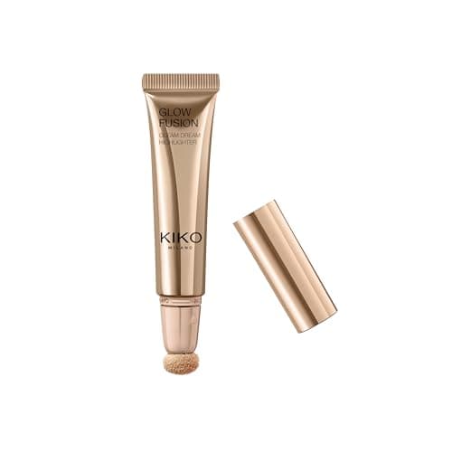 Image of KIKO Milano Glow Fusion Gleam Dream Highlighter 2, Liquid Face Highlighter With Sponge Applicator