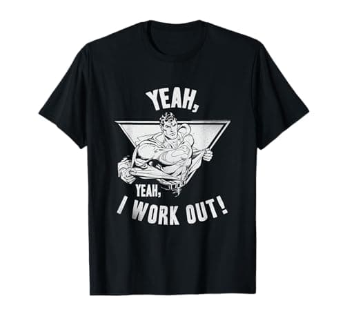 Image of Superman Yeah I Workout T-Shirt