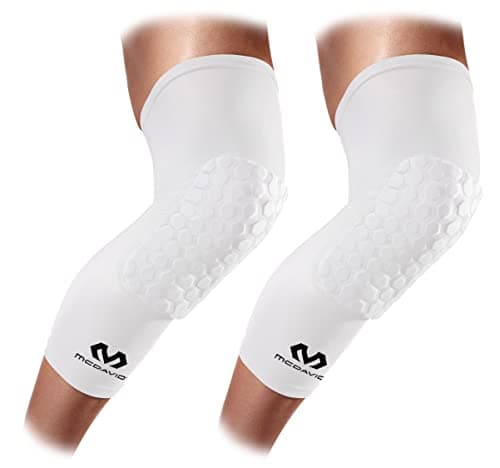 Image of McDavid – 6446R – Knee compression sleeve – Hexpad – Unisex Adult – Knee pads sleeve – Prevents impact injuries – Very elastic – Indoor Sports – Basketball knee sleeve – (6446R)
