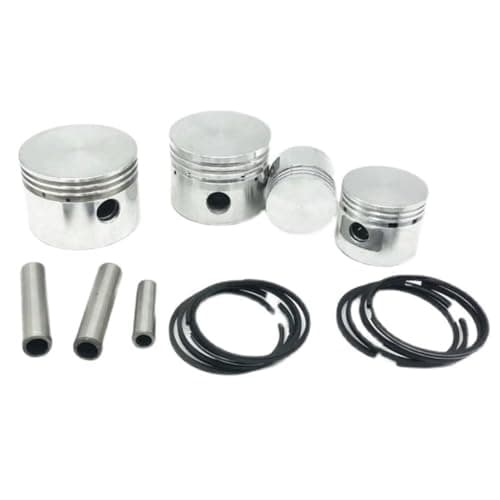 Image of Getdoublerich Air Compressor Piston for ring Kit for 55mm 70mm 80mm 90mm 95mm for fs100 FS120 Cylinders, Aluminum Sealing Rings for Pneumatic (3/4 Pcs)