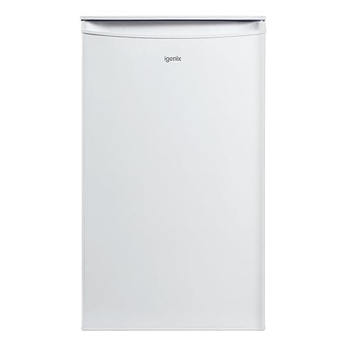 Image of Igenix IG3920 Freestanding Under Counter Fridge with Chill Box, 92 Litre Capacity, 2 Adjustable Shelves and Salad Drawer, Reversible Door, 48 cm Wide, White