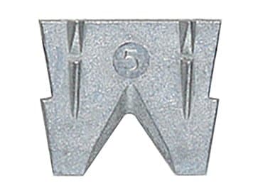 Image of 2 Hammer Wedges Size 5 Heavy Duty Malleable Iron Replacement Wedges for Hammer Handles - 30×25×5mm Mounting Wedges for Hammer Head