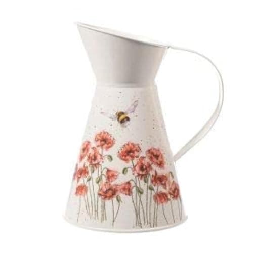 Image of Wrendale Designs by Hannah Dale - Flight of The Bumblebee Bee Flower Jug - 170mm by 250mm