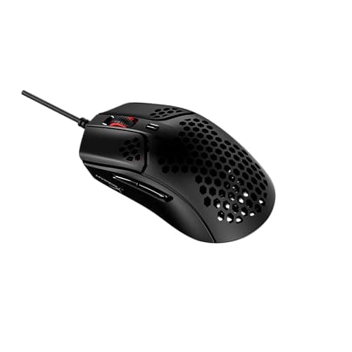 Image of HyperX Pulsefire Haste – Gaming Mouse – Ultra-Lightweight, 59g, Honeycomb Shell, Hex Design, HyperFlex Cable, Up to 16000 DPI, 6 Programmable Buttons, Black