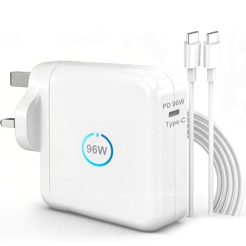 Image of 96W USB C Super Fast Charger, Compatible with Mac-Book Pro Charger/Mac-Book Air Charger,For Mac-Book Pro Mac-Book Air 16,15,14,13 inches Mac Laptop, iPad Pro, 11inches and all USB C devices