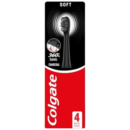 Image of Colgate 360 Sonic Charcoal Battery Powered Toothbrush - Helps Remove Surface Stains - Slim Tip Bristles - Battery Toothbrush