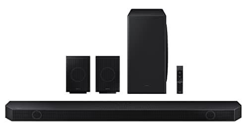 Image of Samsung 540 W 9.1.4ch (HW-Q930B/XL) Q-Symphony Soundbar Wireless Subwoofer, Top/Centre/Side Firing Speakers, Wide Range Tweeter, Wireless Rear Speaker, Dolby Atmos, Built-in Alexa, AirPlay2, Wi-Fi