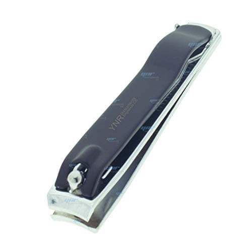 Image of Nail Clippers with Nail File, Large Stainless Steel Fingernail Toenail Clipper Heavy Duty Nail Cutter for Men and Women (Elegant Touch Black)