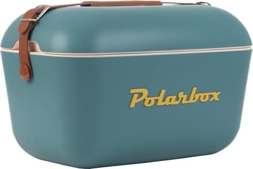 Image of Polarbox 20L Cool box, Ice Box, Large Cool Box, For Picnics, Beach, Camping, Garden, Cool Storage Box - Marine Blue Classic