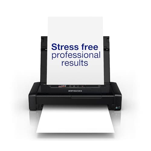 Image of Epson C11Ch25401 Workforce Wf-110W Portable A4 Printer, Black