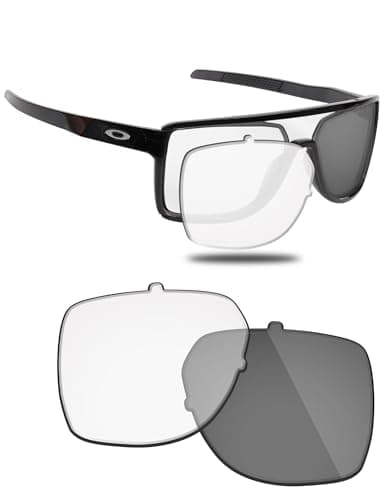 Image of Fiskr Polarized Lenses Replacement Compatible with Oakley Castel OO9147 Sunglasses, Impact Resistant & Perfect Fit, Photochromic Clear to Gray, One Size