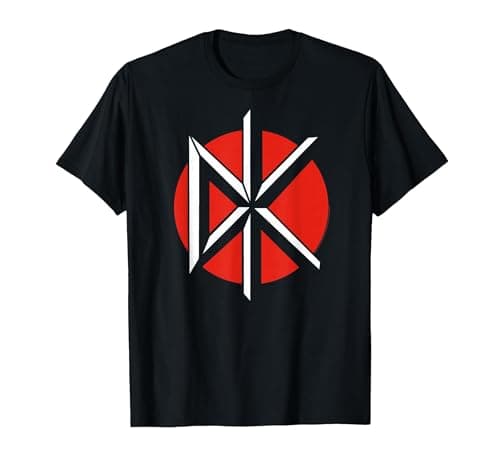 Image of Dead Kennedys DK Logo Vintage Punk Band T-Shirt, Men, Black, X-Large
