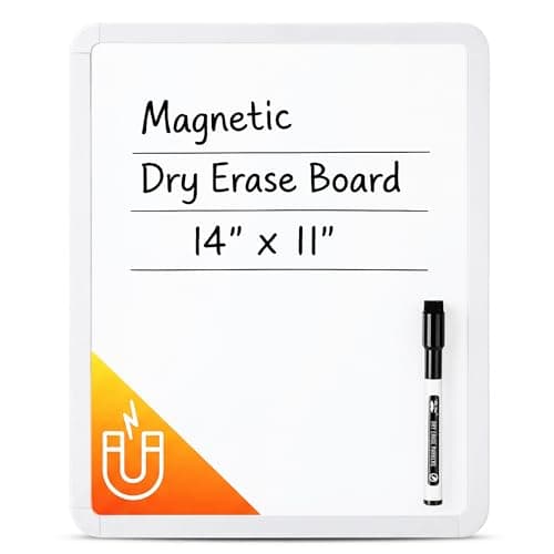 Image of Mr. Pen- Dry Erase Board, 14” x 11” with a Black Dry Erase Marker, Small Mini White Board for Kids, Students