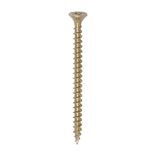 Image of TIMCO - C2 Strong-Fix Multi-Purpose Premium Screws - PZ - Double Countersunk - Gold - 5.0 x 70 - Tub of 375