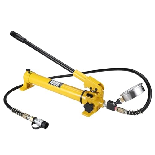 Image of Garvee Manual Hydraulic Pump, CP-700 Hand Pump, 10000psi Jack Hydraulic Pump for Machinery Industries Shipbuilding Bridges Building - 900ml