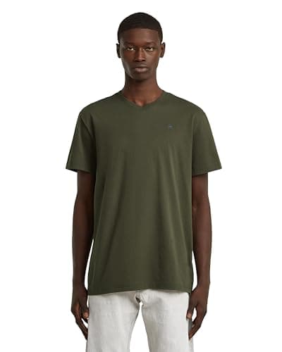 Image of G-STAR Men's Base-S V-Neck T-Shirt, Size: L, Color Gray