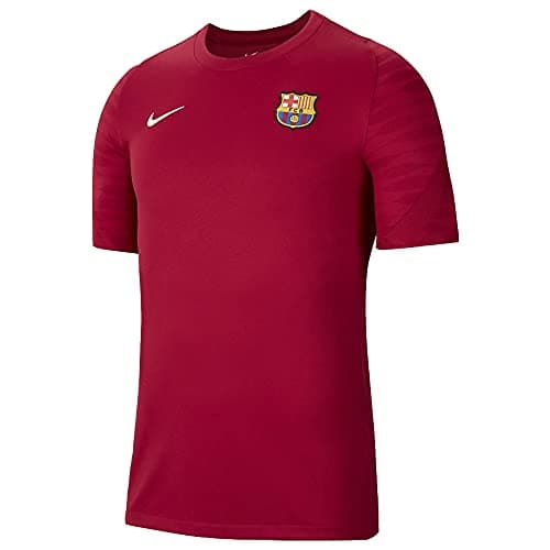 Image of 2021-2022 Barcelona Training Football Soccer T-Shirt (Noble Red)