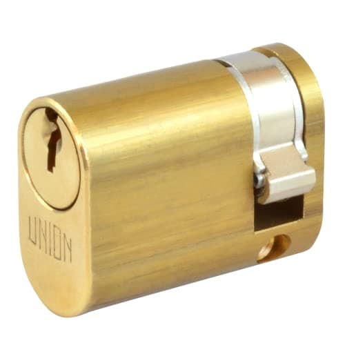 Image of UNION 2x8 Oval Half Cylinder To Suit 2332 Oval Profile Nightlatches