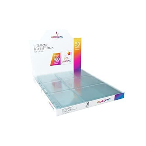 Image of Gamegenic | Ultrasonic 9-Pocket Pages Sideloading 50 pcs Display | Trading Card Game Accessory