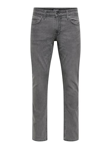 Image of ONLY & SONS Onsloom Grey 4325 Jeans VD, Grey Denim, 27W x 32L