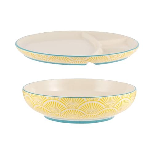 Image of Typhoon World Foods Multi-Cuisine Bowl & Divider Plate Set 850ml