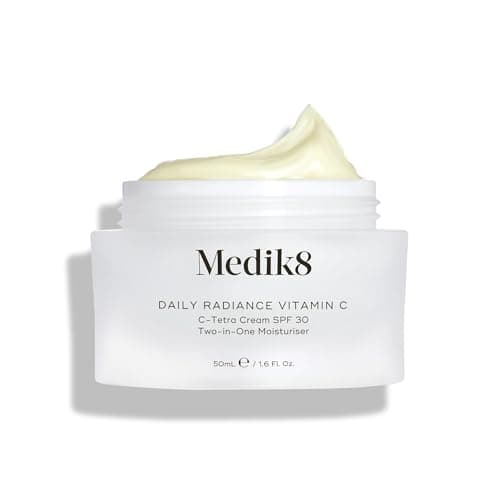 Image of Medik8 Daily Radiance Vitamin C - 2-in-1 SPF & Face Moisturiser - C-Tetra Cream SPF 30 - Shields Skin Against Premature Signs of Ageing - 50ml