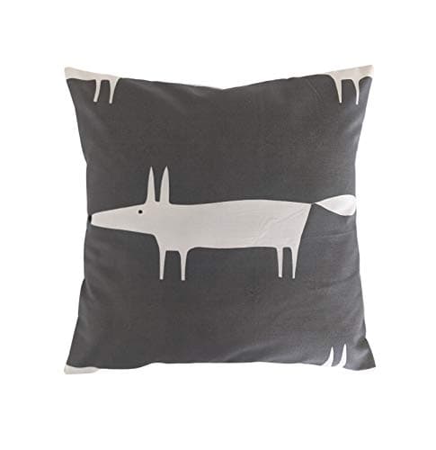 Image of Cushion Cover in Scion Mr Fox Charcoal Grey 16"