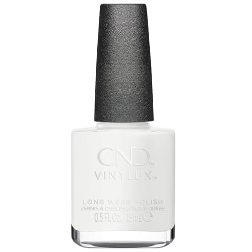 Image of CND Vinylux Long Wear Nail Polish (No Lamp Required), 15 ml (Pack of 1), White, Studio White