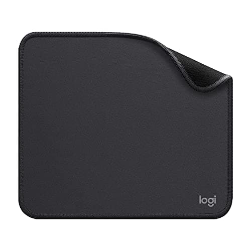 Image of Logitech Mouse Pad - Studio Series, Computer Mouse Mat with Anti-slip Rubber Base, Easy Gliding, Spill-Resistant Surface, Durable Materials, Portable, in a Fresh Modern Design - Grey
