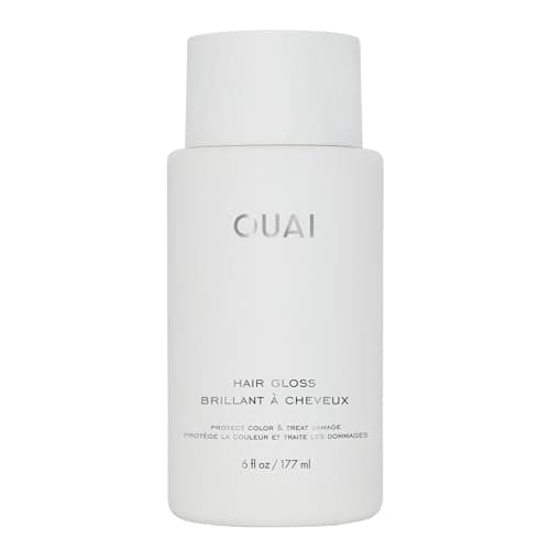 Image of OUAI Hair Gloss - In-Shower Shiny Hair Treatment with Frizz Control - Heat Protectant Hair Glaze Infused with Hyaluronic Acid, Rice Water + Panthenol - Paraben, Phthalate & Sulfate Free (177ml)