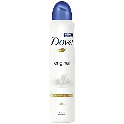 Image of Dove Original Antiperspirant Deodorant Spray, Provides up to 48 Hours of Sweat Protection, Fresh Scent, Aerosol, 6 x 250 ml