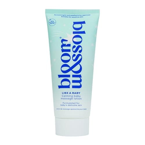 Image of Bloom and Blossom Like a Baby Calming Baby Massage Lotion, Help Soothe and Relax Baby for a Good Nights Sleep, Gentle Formula Suitable for Sensitive Skin 200ml