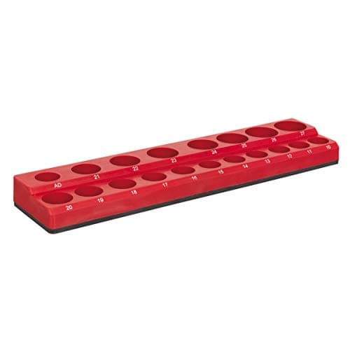 Image of Sealey Ak27087 Socket Holder Magnetic 1/2In Sq Drive Capacity 19 Sockets