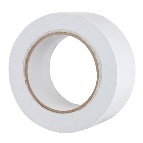 Image of Gocableties Clear Double Sided Tape, 50mm (2”) x 33m, Strong Wide Double Sided Sticky Tape for Craft, Scrapbooking and Mounting Photos, 1 Roll