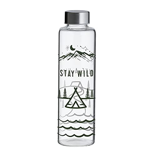 Image of Typhoon PURE Stay Wild Glass Water Bottle, 600 ml
