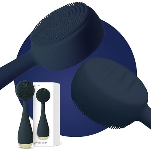 Image of PMD Clean - Smart Facial Cleansing Device with Silicone Brush & Anti-Aging Massager - Waterproof - SonicGlow Vibration Technology - Clear Pores and Blackheads - Lift, Firm, and Tone Skin