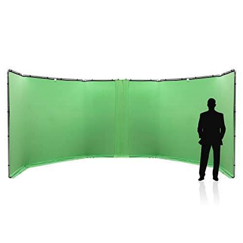 Image of Manfrotto Panoramic Background Connection Kit 2.3m Chroma Key Green.,LL LB7945