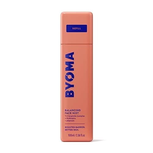 Image of BYOMA Balancing Face Mist Refill (100ml) pH Balanced Face Toner with Ceramides, Probiotics and Allantoin - Alcohol Free Toner Spray - Balance, Soothe and Refresh Throughout the Day