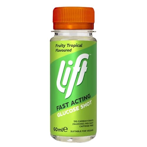 Image of Lift Fast-Acting Glucose Energy Juice Shots, Tropical, 12 Pack of 60 ml Bottles