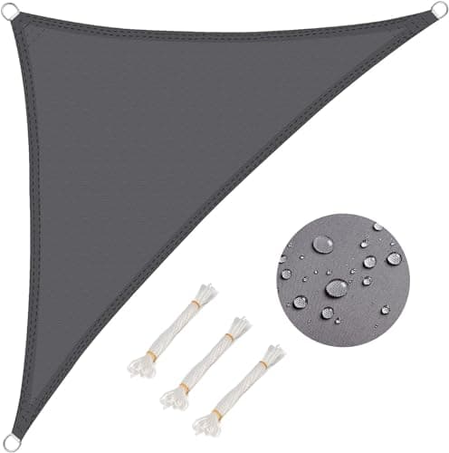Image of WOLTU Sun Shade Sail 2.5x2.5x3.5 m Right Angle Water Resistant Sail Shade Polyester UV Block with Free Rope Sunscreen Awning Canopy for Outdoor Garden Patio Yard Party,Grey