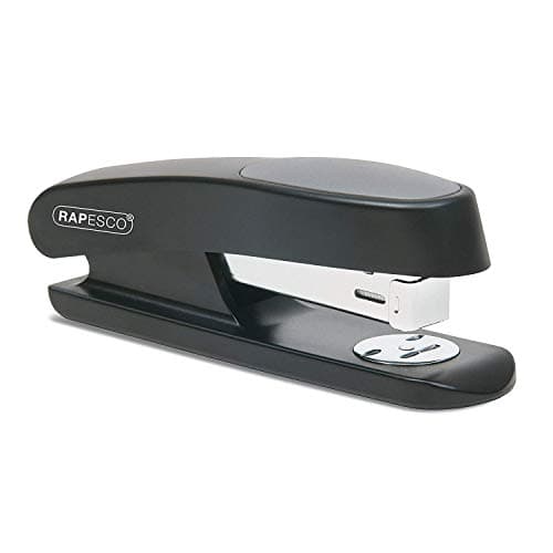 Image of Rapesco RR7260B3 ECO Sting Ray Stapler, 20 Sheet Capacity, Antibacterial Protection, Black
