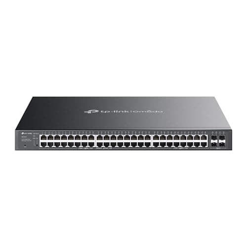 Image of TP-Link Omada 52-Port Gigabit Smart Switch (SG2452LP) – 32-Port PoE+, 4 SFP, 230W Budget, L2+/L2, Static Routing, Fanless, Rackmount, Centralized Cloud Management