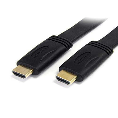 Image of StarTech.com 5m Flat High Speed HDMI Cable with Ethernet - Ultra HD 4k x 2k HDMI Cable - HDMI to HDMI M/M - Flat HDMI Cable (HDMM5MFL)